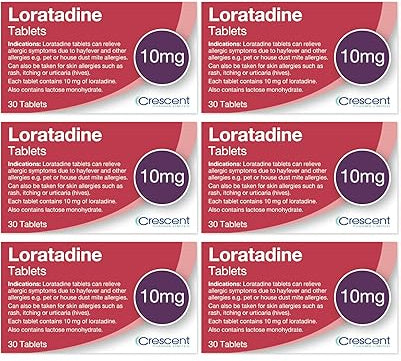 180 Tablets Loratadine Hayfever & Allergy Relief 10mg Tablets (6 Months Supply)
