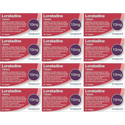 360 Tablets Loratadine Hayfever & Allergy Relief 10mg Tablets (12 Months Supply)