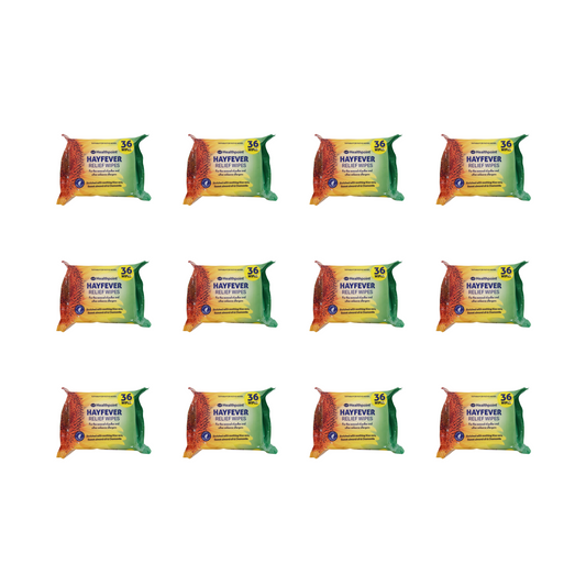 12 Packs of HP Hayfever Wipes 36 Pack