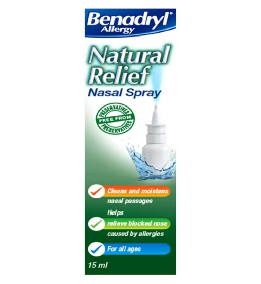 Benadryl Allergy Natural Relief Spray 15ml