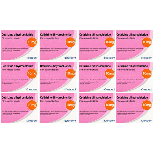 360 Tablets Cetirizine Dihydrochloride 10mg 30 Tablets Hayfever & Allergy Relief (12 Months Supply)