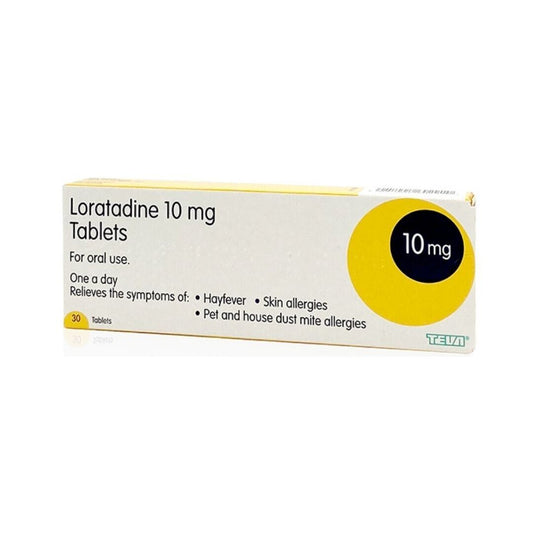 Loratadine Hayfever & Allergy Relief 10mg Tablets